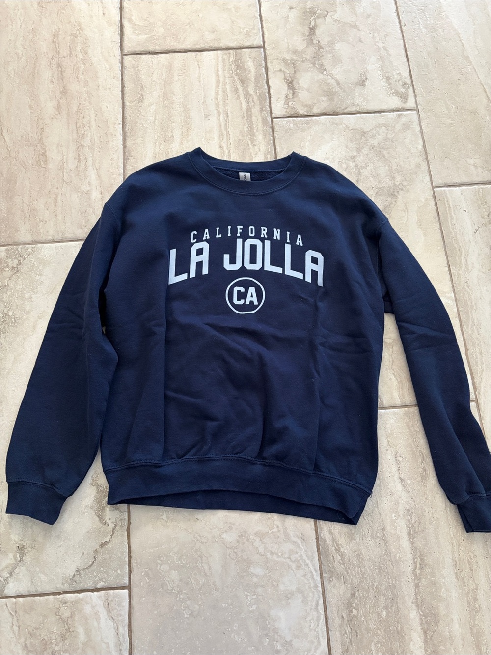 Bundle Deal - Gildan BLU 'La Jolla CA' & GRN Comfort Colors Crewneck Sweatshirts